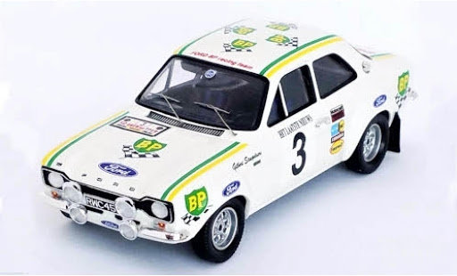 Ford Escort MkI RS2000, No.3, BP Ford Racing Team, BP Rallye Ypern, 1972